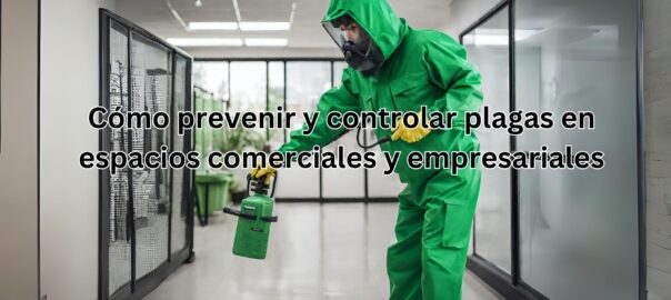 Cómo prevenir y controlar plagas en espacios comerciales y empresariales