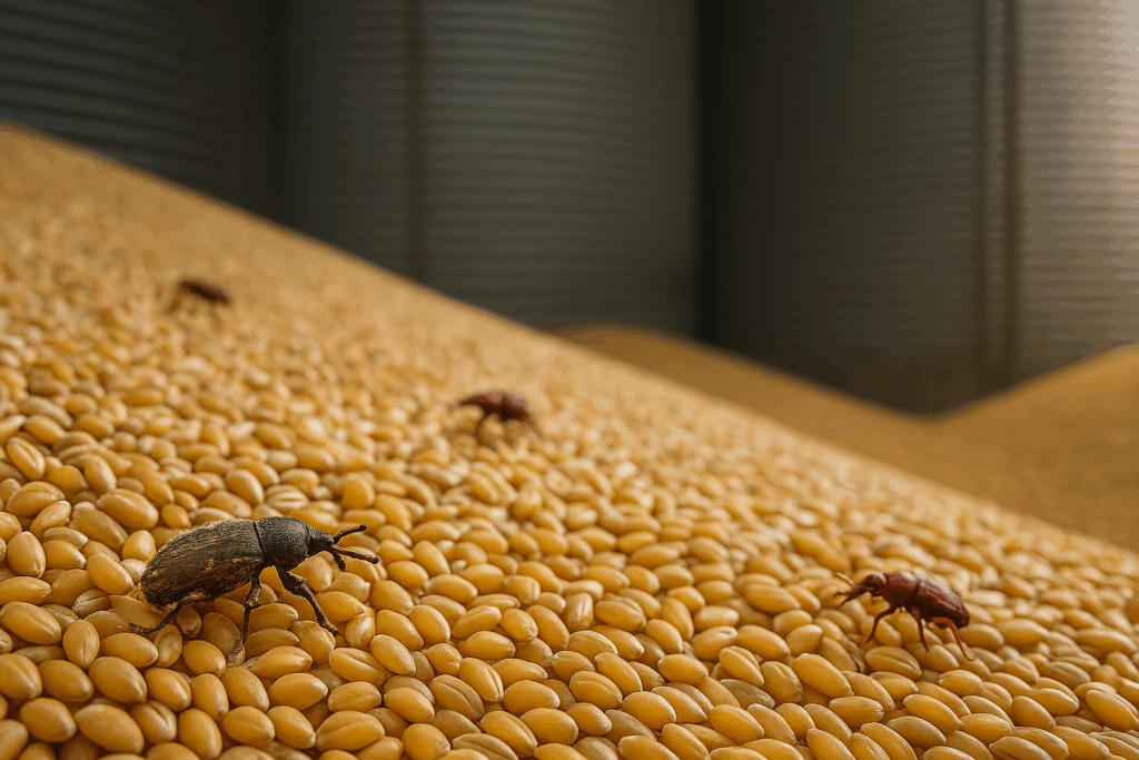 Factores que favorecen la proliferación de plagas en silos y almacenes