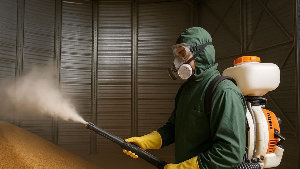 Rizobacter, expertos en fumigación de silos en Ecuador