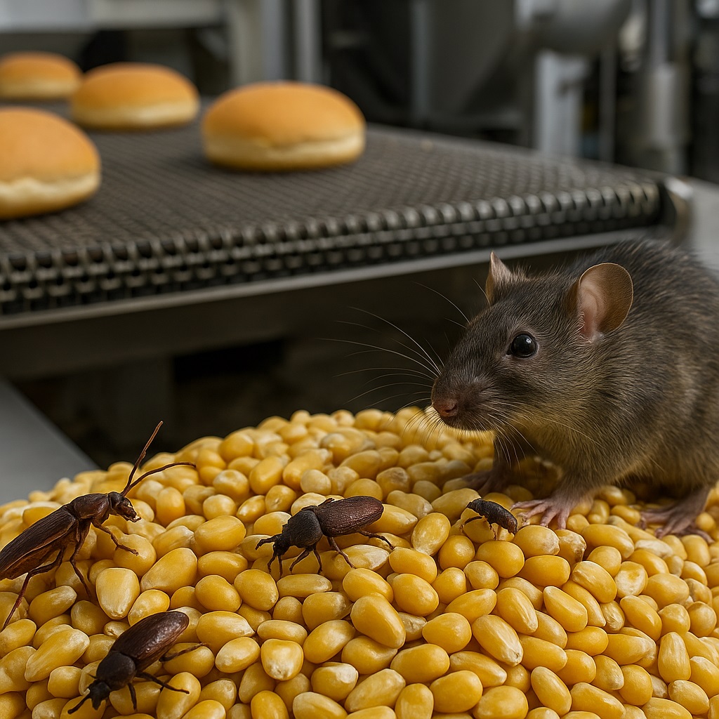 Principales plagas que afectan a las bodegas de alimentos