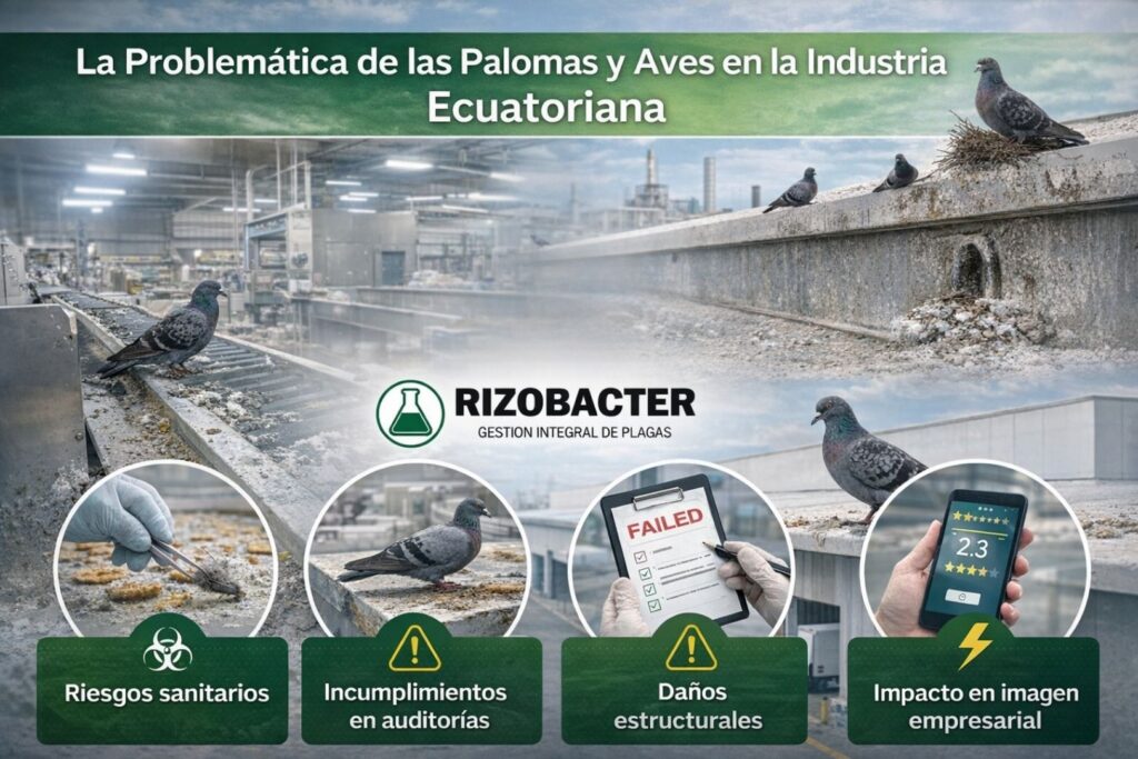 La Problemática de las Palomas y Aves en la Industria Ecuatoriana