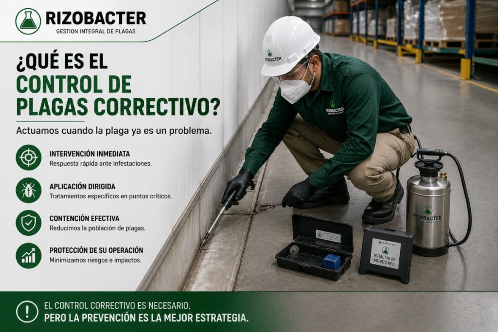¿Qué es el Control de Plagas Correctivo?