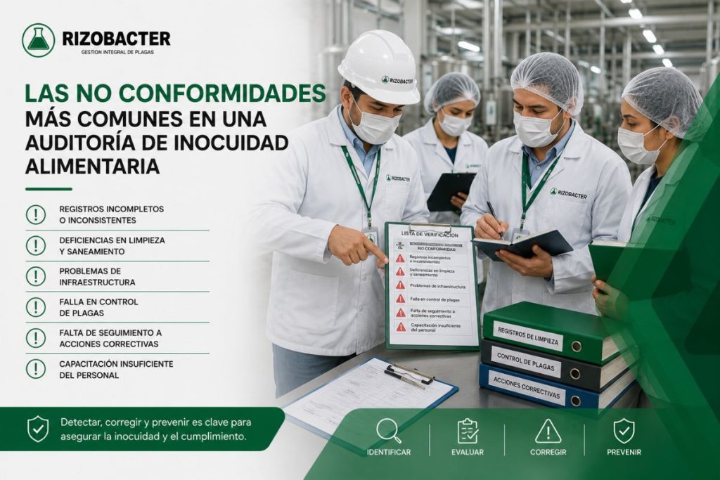 Las No Conformidades Más Comunes en una Auditoría de Inocuidad Alimentaria