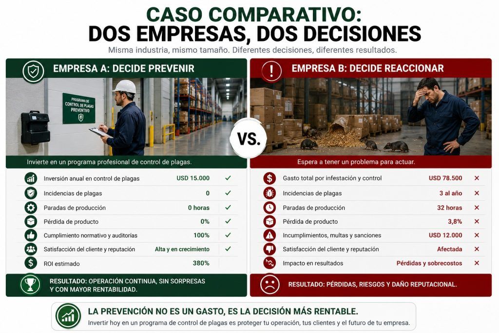 Caso comparativo: dos empresas, dos decisiones