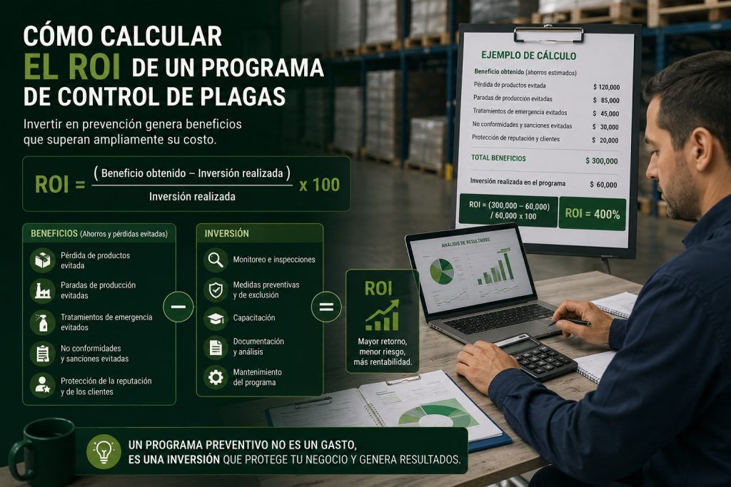 Cómo calcular el ROI de un programa de control de plagas