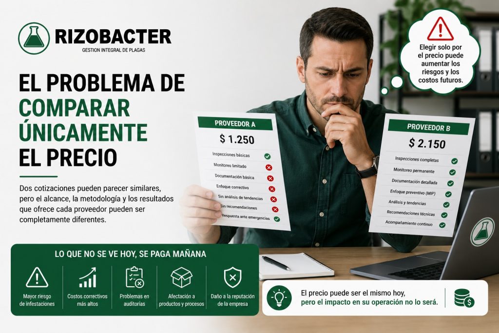 haz la imagen para esta seccion El problema de comparar únicamente el precio