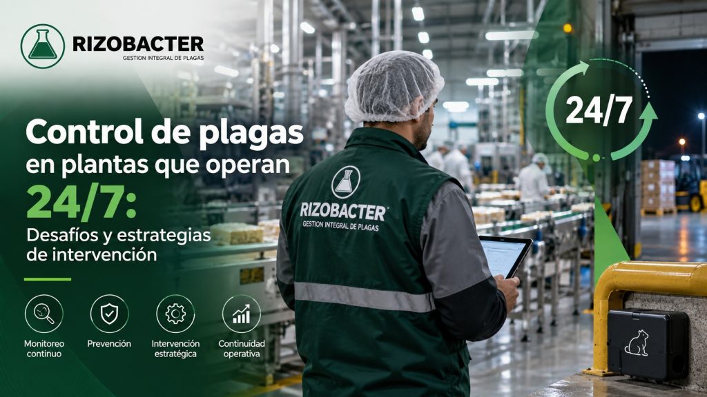 Control de Plagas en Plantas que Operan 24 7